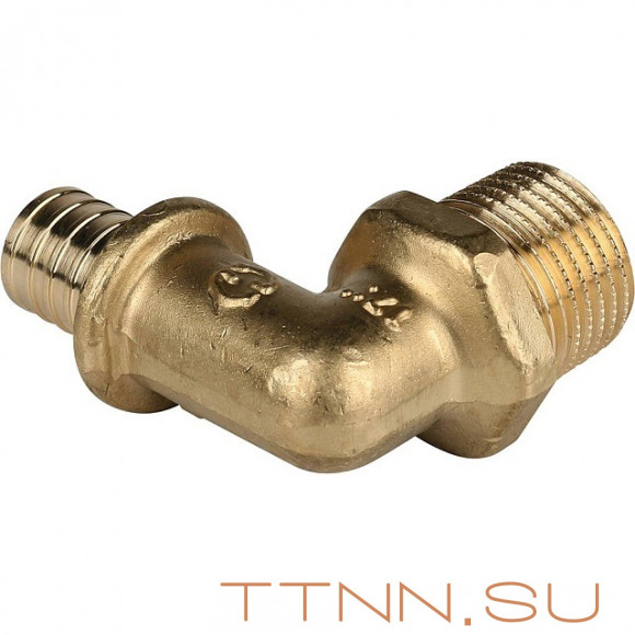 Угольник-переходник с наружной резьбой 20xR 1/2" для труб из сшитого полиэтилена