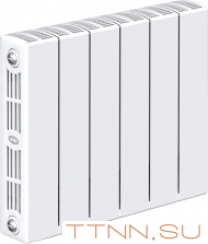 Биметаллический радиатор Rifar SUPReMO 350 х 6 секц НП прав (VR)