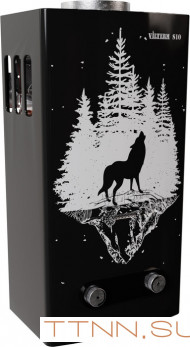Газовый проточный водонагреватель VilTerm S10 Print (волк) черная