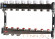Для отопления Rommer 1"/3/4"x8 с запорными клапанами (RMS-3200-000008)