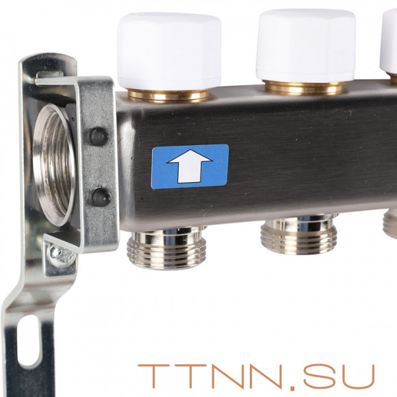 Для отопления Rommer 1"/3/4"x8 с запорными клапанами (RMS-3200-000008)