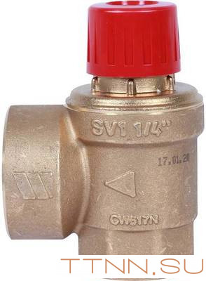 Клапан предохранительный 15х1 1/4" STOUT SVS-0001-001532