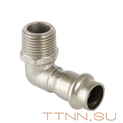 Угольник из нержавеющей стали 90 градусов Valtec 15х1/2