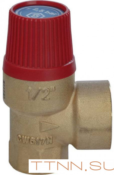 Клапан предохранительный 25 x 1/2" STOUT SVS-0001-002515