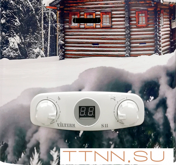 Газовый проточный водонагреватель VilTerm S10 Print (Зимний дом)