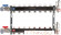 Для отопления Rommer 1"/3/4"x8 с запорными клапанами (RMS-3210-000008)