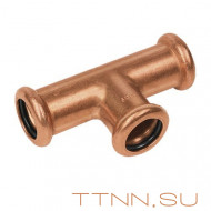 Тройник Sanha ВПр, 22, для медных труб прессовой