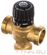 Смесительный клапан STOUT 1 НР 30-65°С KV 2,3