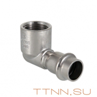 Угольник из нержавеющей стали 90 градусов Valtec 22х1/2