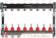 Для отопления Rommer 1"/3/4"x8 с расходомерами (RMS-1200-000008)