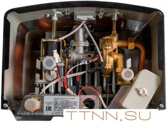 Газовый проточный водонагреватель VilTerm S10 Print (лоза) черная