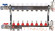 Для отопления Rommer 1"/3/4"x8 с расходомерами (RMS-1210-000008)