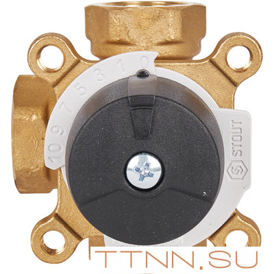Смесительный клапан STOUT 3/4 KVs 6 м3/ч
