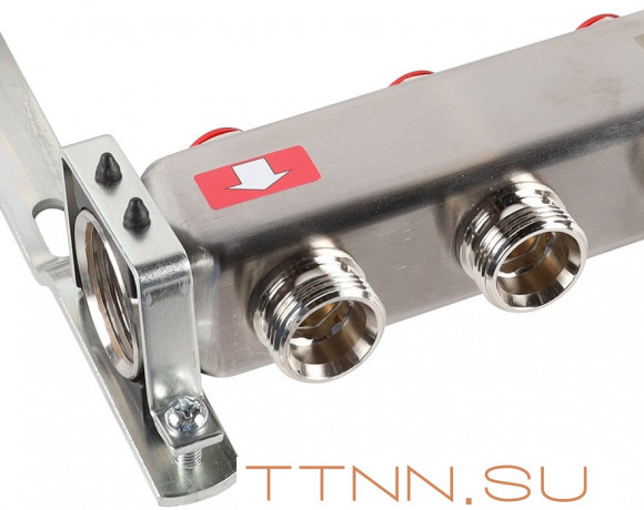 Для отопления Rommer 1"/3/4"x9 с запорными клапанами (RMS-3201-000009)