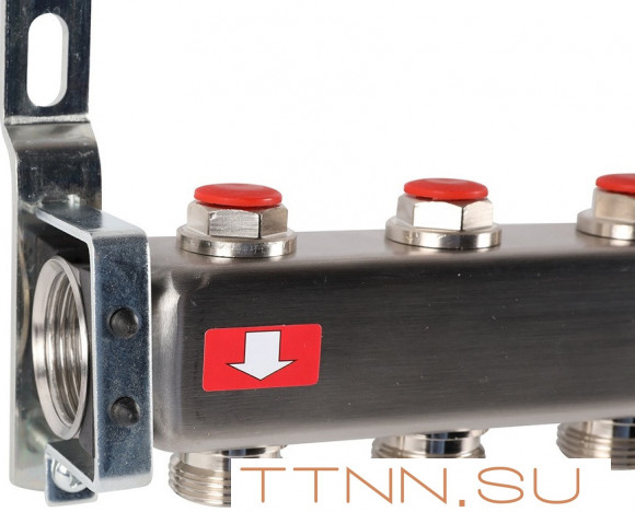 Для отопления Rommer 1"/3/4"x9 с запорными клапанами (RMS-3201-000009)